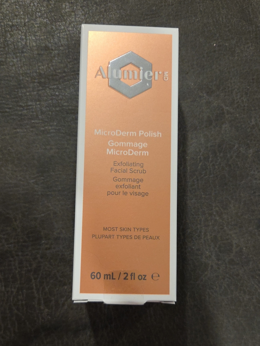 NIB Alumier MD MicroDerm Polish Exfoliating Facial Scrub 2 oz